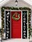 2 Pieces Welcome Christmas Banners Christmas Hanging Porch Sign(Black)72"L x 12"W